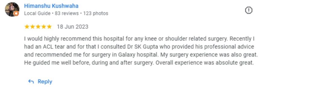 Dr SK Gupta Galaxy Hospital Review