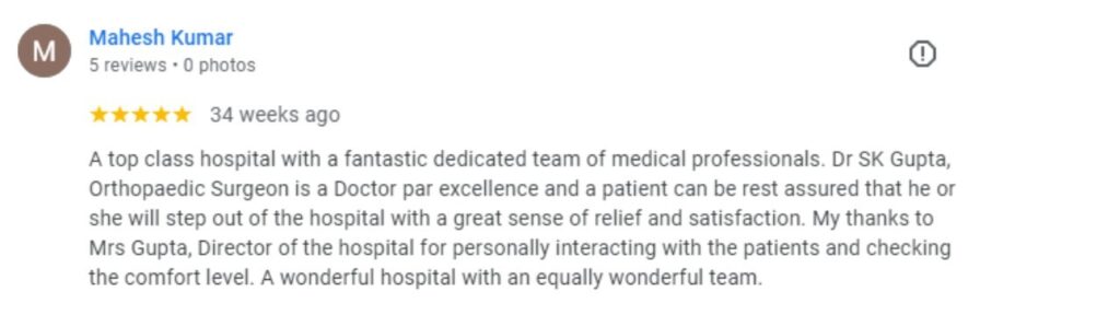 Dr SK Gupta Galaxy Hospital Review