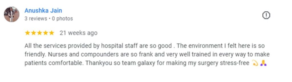 Dr SK Gupta Galaxy Hospital Review