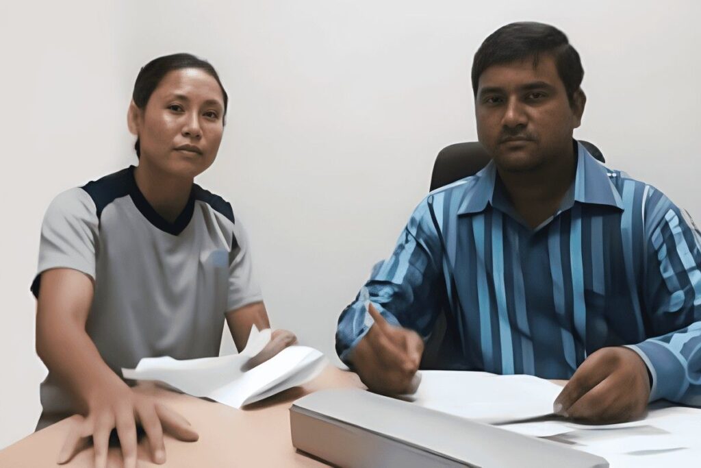 Indian Boxer national and formaer world champion Arjun Award Winner Sarita Devi