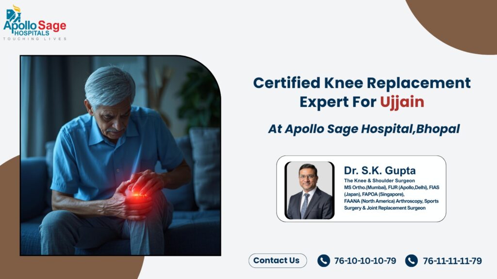 Total Knee Replacement Surgery for Ujjain by Dr SK Gupta